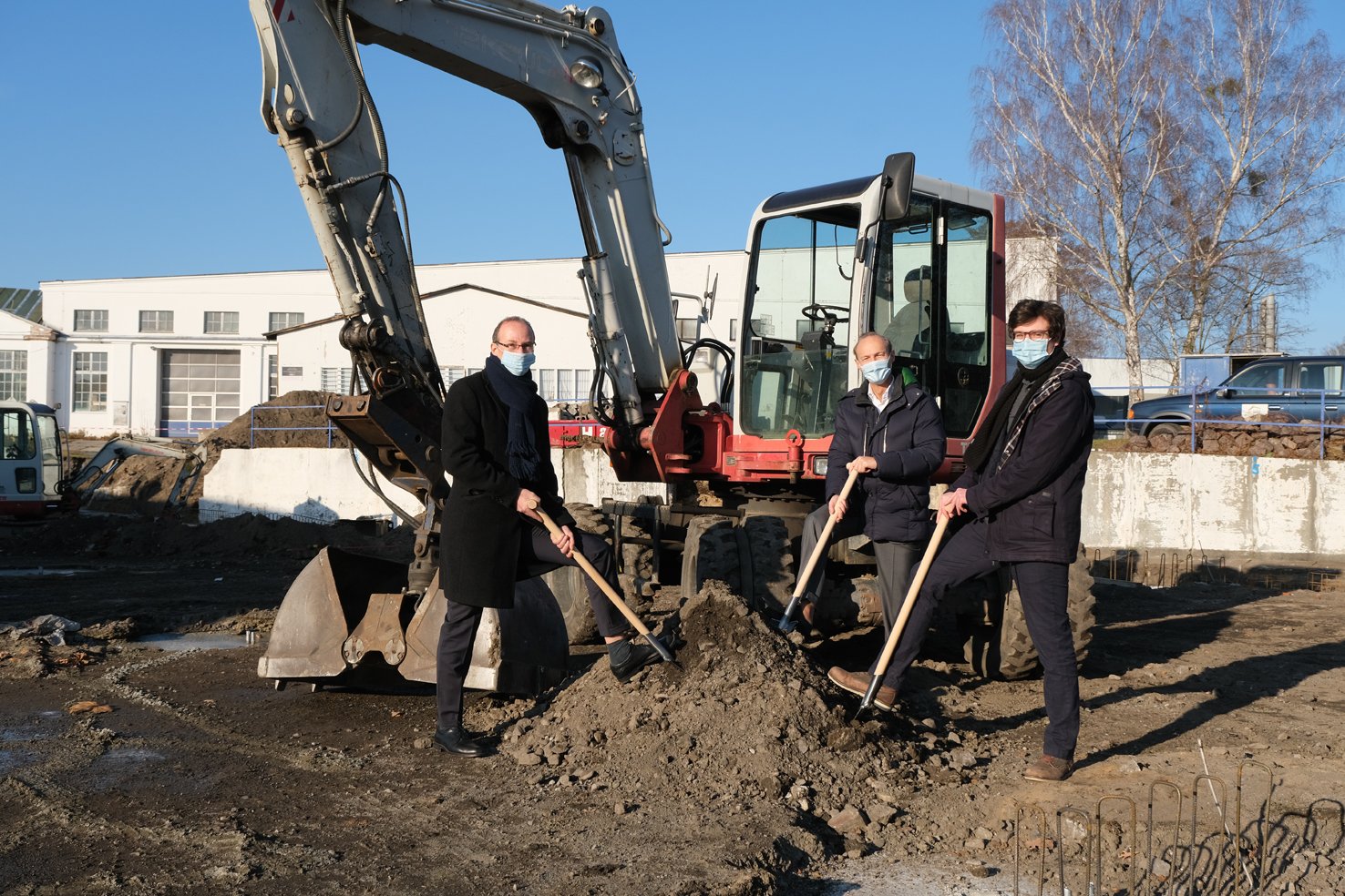 herone GmbH Spatenstich Produktionshalle